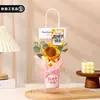 Regalos para el Día del Maestro, Mini Cubos de Abrazos Florales Hechos a Mano, Pequeños Regalos de Agradecimiento para Maestros de Estudiantes, Al por Mayor