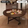 Mesa de Jantar Dobrável Mesa de Jantar Estilo Vintage Mesa de Jantar Doméstica para 10-12 Pessoas Mesa de Jantar Redonda 2026 Nova Mesa Redonda Grande