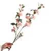 Flor Artificial Camélia Decoração de Casamento Flor Falsa Pastoral Decoração de Janela de Casa Arranjo de Flores para Mesa de Casa