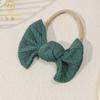 Europa e Estados Unidos cross-border novo bebê outono e inverno arco infantil headband cocar nylon jacquard elástico bebê faixa de cabelo