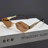 Gafas de Sol Metálicas Poligonales de Alta Gama con Forma de Rombo, Estilo Vacacional Retro Europeo y Americano, Gafas de Sol Únicas y Originales O