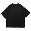 Camiseta de manga corta de algodón 100%, talla grande, hombros caídos, 240g, con estampado de logo personalizado, camiseta publicitaria de moda, ropa de trabajo, uniforme de grupo
