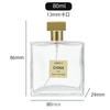 Frasco de Perfume Transparente Frasco com Borrifador de Pressão Amostra de Cosméticos Frasco Sub-Frasco de Baioneta Fabricante Frasco Vazio Pronto Embalagem