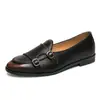 Sapatos Masculinos de Couro Respiráveis Estilo Coreano Slip-On, Sapatos da Moda Britânicos com Bico Fino, Design de Moda Tendência, Tamanho Grande 47-48