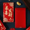 Pacote Vermelho do Zodíaco do Cavalo 2026 Estampagem a Quente Espessado Boa Sorte Sorteio de Ano Novo Pacote Vermelho Feliz Ano Novo Estilo Neutro