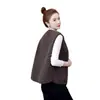 Colete Feminino Primavera e Outono Fino para Usar por Cima Versátil Novo Colete Colete Elegante Moda Colete de Lã de Cordeiro