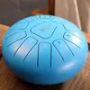 Hua Shu tambor etéreo de 8 pulgadas y 11 tonos instrumento de percusión tambor de lengua de acero para adultos introducción instrumento simple tambor etéreo portátil