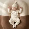 Roupas para Bebê Recém-Nascido Algodão Puro Roupas de Borboleta para Recém-Nascido Roupas de Monge Macacão de Bebê Estação Primavera e Outono Body Sem Costura