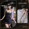 Nueva lencería sexy para mujer, camisón seductor de encaje transparente con tiras, estilo discoteca 3175