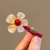 Pasador de Flor Colorido Nuevo Clip para Flequillo Pinza de Pato Clip Lateral para la Frente Pinza Lateral Accesorio para el Cabello Estilo Ins de Alto Valor