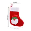 Decoração de Natal transfronteiriça meias de Natal tricotadas pequenos ornamentos para casa decorações de janela mini meias de Natal