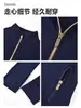 Chaqueta de yoga azul marino con cremallera dorada, top deportivo de cuello alto, chaqueta de ciclismo ajustada nueva de otoño 2026