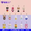 Venta al por mayor del fabricante Llavero de Muñeca 3D Material Engrosado de PVC Colgante para Mochila de Celebridad de Internet Accesorios Personalizados para Llavero DIY