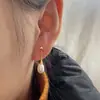 Brincos Longos em Forma de Gota de Pérola Venda Quente Transfronteiriça, Brincos com Design Exclusivo Banhados a Ouro, Brincos Exquisitos Elegantes e Modernos, Lote Misto