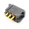 Suporte de bateria conector 3P espaçamento 2,0 mini trava de impressão digital conector de bateria base fêmea DS-A11F-C-3P-S2