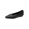 Novos Sapatos Femininos para o Outono de 2026, Salto Baixo, Bico Quadrado, Simples e Versátil, Aumento de Altura de 5cm, Sapatos Femininos Elegantes