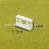 Acessórios de Materiais para Modelo de Construção de Brinquedo Mason Casa Pequena DIY Portas, Janelas, Cercas, Quebra-cabeça de Montagem