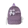 Mochila Ins estilo japonés para secundaria, preparatoria, estudiantes universitarias, alta- (alto valor estético) mochila de doble hombro, mochila de lazo, nuevo estilo 2026