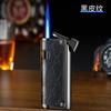 Encendedor a Prueba de Viento 535-12 Inflable Recto Rush Retro para Hombre Metal Cuero Duradero Personalizado Encendedor de Cigarrillos para Novio