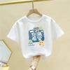 Camiseta de Manga Corta 100% Algodón para Niños y Niñas, Camiseta Básica para Niños Grandes, Medianos y Pequeños, Camiseta Linda de Dibujos Animados para Bebés Niñas