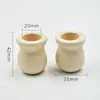 Muñeco de Madera para Embrión DIY Maceta de Madera Traje de Hombrecito Color Tronco Combinación de Hombrecitos Marioneta Pintada DIY para Niños