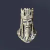 Figura de Soldado Crânio de Cobre Sólido Pingente Faca Cabeça de Tigre Acessório Feito à Mão Pingente de Paracord Chaveiro Acessório Decorativo Criativo