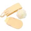 Luvas Esfoliantes de Banho para Adultos para Homens e Mulheres, Tiras Esfoliantes para as Costas, Toalhas de Banho, Esponjas de Banho, Tiras Esfoliantes para as Costas, Ferramenta Esfoliante para as Costas
