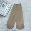 Meias Quadradas de Veludo Jeans Kasha Meias Curtas Anti-gancho Seda Masculinas e Femininas Seda Gelo Fina Meias de Par Preto Carne Absorventes de Suor para Verão