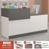Mostrador de bar, mostrador de caja registradora, mostrador moderno minimalista para tienda de ropa, pequeña tienda de belleza y ropa para mujer, recepción famosa en internet