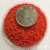 Cuentas Redondas Pequeñas Sólidas No Porosas de 2 mm Materiales para Manualidades DIY Transparente Rojo Negro Dorado Plata Coloridas Adhesivas de Vidrio Sueltas