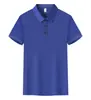 Camisa Polo de Algodón Peinado de Verano Ropa de Trabajo Manga Corta Cuello Camisero con Logo Uniforme de Trabajo Ideal Camisa Cultural Cuello Camisero 80% Algodón