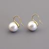 Pendientes de perlas de estilo coreano, elegantes, de tacón alto, con gancho para la oreja, pequeños y frescos, de lujo, ligeros y de alta gama, para mujer, venta al por mayor