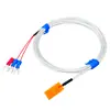 Sonda tipo adhesivo ultrafina Resistencia térmica de platino Película delgada Pt100/Pt1000 Sensor de temperatura tipo adhesivo de superficie