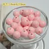 14mm Feijão Gelatina Creme Redondo Contas Coloridas DIY Feito à Mão Contas Corrente de Celular Acessórios de Joalheria Adorno de Cabeça Brincos Colar Doce