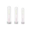 Botella de Tubo de Ensayo para Mascotas Personalizada Botella Dispensadora de Cosméticos 50ml Botella de Plástico Transparente 65Ml100Ml Botella de Tubo de Ensayo para Polvo de Mascarilla Facial