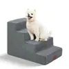 Escaleras para Perros Mascotas a Cama Peldaños Escalera Pequeña para Perros Mayores Rampa Escalera Antideslizante Mesita de Noche Sofá Extraíble y Lavable