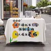 Mantel para Mesa de Puesto de Moda, a Prueba de Aceite e Impermeable, Tela Decorativa Especial para Colgar en la Pared de Fondo para Puestos de Mercados Nocturnos, Tela Publicitaria Creativa