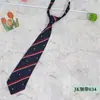 Nueva Corbata JK Fresca de Primavera/Verano para Hombre y Mujer con Rayas Diagonales Estudiante Escolar Cremallera Corbata Perezosa Venta al por Mayor