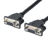 Cabo de Extensão VGA Fêmea-Fêmea Grátis com Porca Ajustável, Cabo de Vídeo para Computador de Alta Definição, Cabo de Conexão VGA
