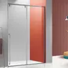 Nova Divisória Linear Minimalista Preta para Banheiro para Casa, Apartamento e Banheiros de Hotel, Personalizável