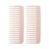 Peine Ancho de Dientes Espaciados Platinum Fly de Venta Caliente Hecho de Paja de Trigo, Peine Plano para Peinar el Cabello, Peine Antiestático para Mujer