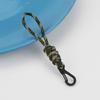 Llavero de cordón transfronterizo nuevo anti-pérdida cuerda para colgar colgante de cuchillo cuerda de paraguas anillo tejido hebilla colgante cerradura llave hebilla anti-caída