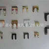 Tarjeta Elástica de Posicionamiento de Coche, Tarjeta de Posicionamiento para Puerta de Coche, Tarjeta con Clip de Resorte para Manguera de Freno y Tubería de Aceite