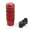 Manopla de Câmbio Universal para Carro Modificado, Fosca, Serrilhada, Liga de Alumínio, 95mm, Antiderrapante