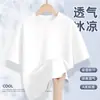 Camiseta de Manga Curta para Meninos 2026 Nova Verão Infantil Solta Camiseta Roupas de Verão para Meninos Crianças Maiores Tops Frescos e Respiráveis