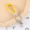 Llavero Cuerda Corta de Cuero Cuerda de Mano Colgante Tarjetero Cuerda Corta Tarjetero Llavero Entrega Tarjeta Colgante Lanyard Venta al por Mayor