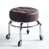 Taburete pequeño con ruedas, taburete bajo, taburete de rodaje silencioso, taburete para caminar para niños, taburete de manicura, taburete de pedicura, taburete para cambiarse de zapatos, herramienta para el cuidado infantil