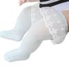 G221 calcetines para niños al por mayor gancho mano calcetines de bebé primavera y verano color sólido encaje calcetines de bebé sueltos para la pierna