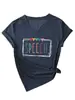 Camiseta informal de verano para mujer, nueva, cómoda, de manga corta y cuello en V, de Amazon eBay.