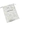 Bolsa de Bolsillo de Lino Natural Paquete Bolsa Francesa Europea Bolsa Larga para Pan Algodón con Cordón Laminado de TPU Bolsa Sencilla para Pan